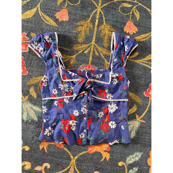 NWT Free People Call Me Baby Floral Tank Size Large - Picture 5 of 8